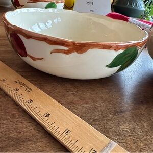 Vintage Franciscan Apple Blossom Serving Bowl Dish